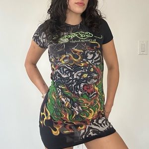 Small Ed hardy mini dress